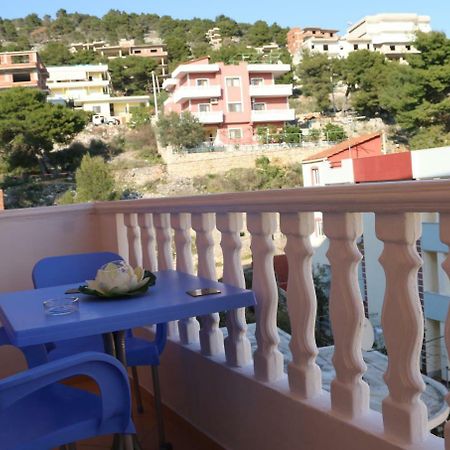 Apartment Panorama Sarande Bagian luar foto