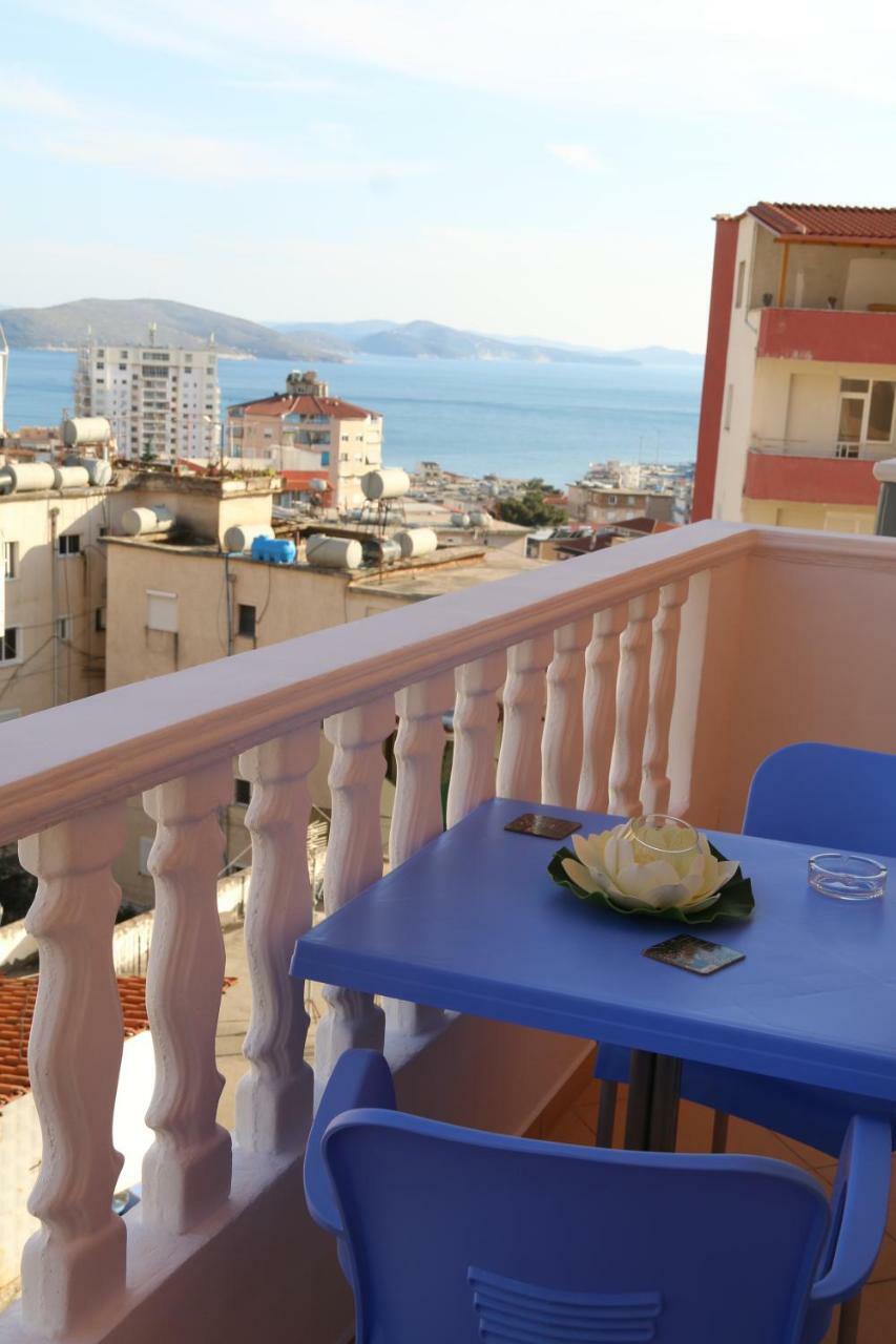 Apartment Panorama Sarande Bagian luar foto