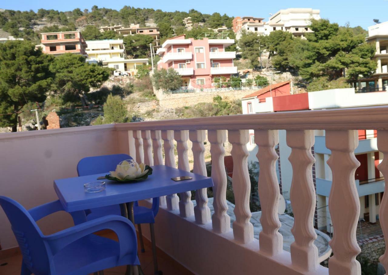 Apartment Panorama Sarande Bagian luar foto