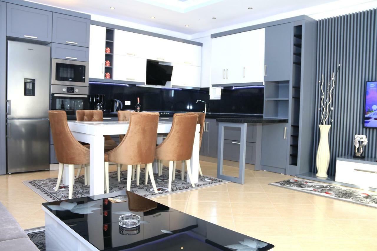 Apartment Panorama Sarande Bagian luar foto